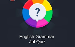 English Grammar Jul Quiz